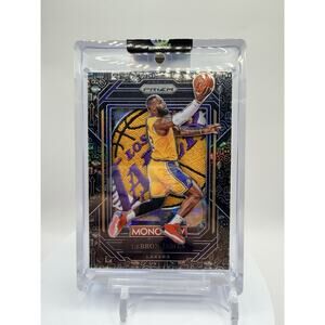 Art Card Double Sided LeBron James W/ Lakers & Cavaliers Patch Made By Mayflower